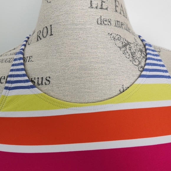 Roxy Stripe Halter Bikini Top - Picture 2 of 11